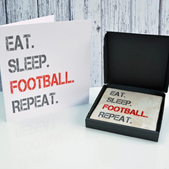 Gift Set Football Card and Coaster