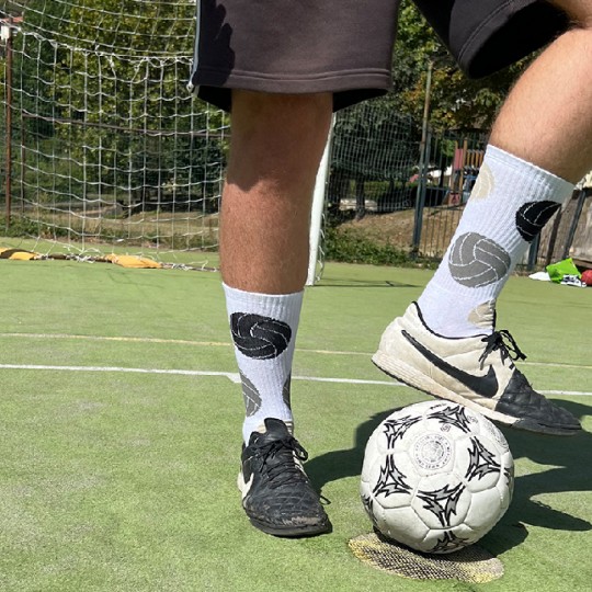 Football Men's Upcycled Crew Socks