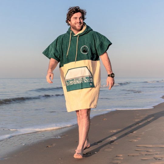 Petrol beach Poncho