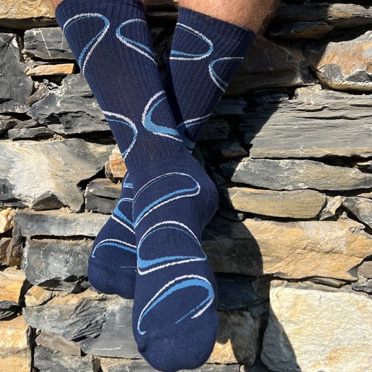Rugby Men's Upcycled Crew Socks