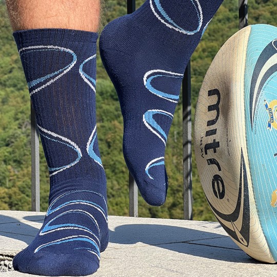 Rugby Men's Upcycled Crew Socks