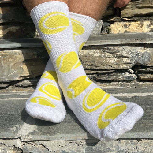 Tennis Men's Upcycled Crew Socks