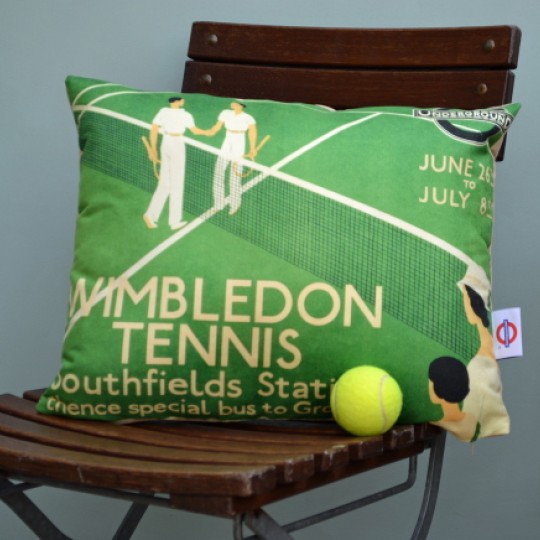 Wimbledon Tennis Cushion