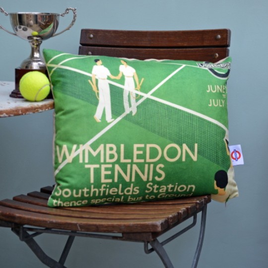 Wimbledon Tennis Cushion
