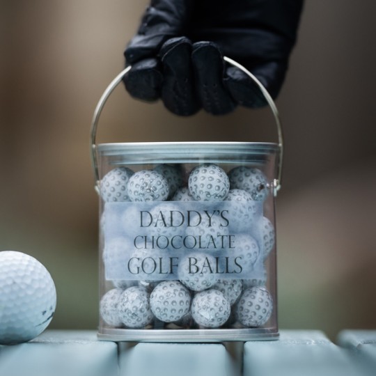 Personalised Chocolate Golfballs