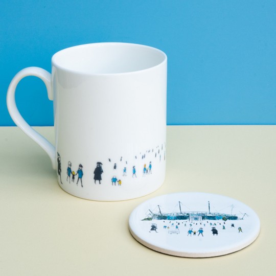 City of Manchester Football Stadium Mug 