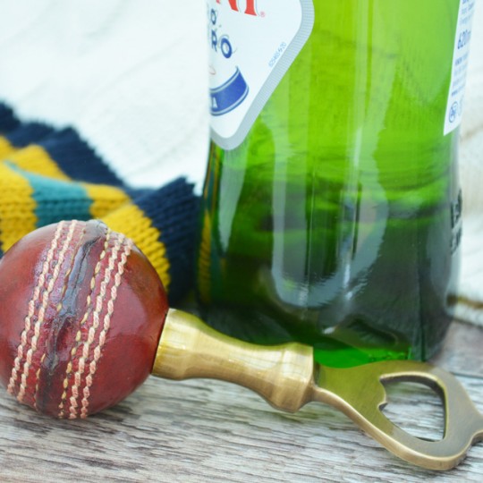 Vintage Replica Cricket Ball Bottle Opener