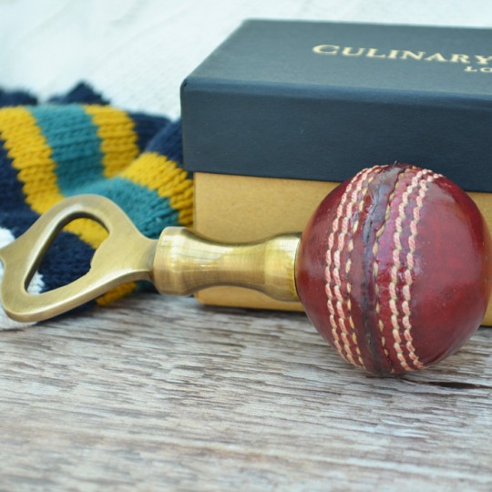 Vintage Replica Cricket Ball Bottle Opener