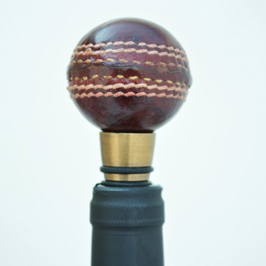 Vintage Replica Cricket Ball Bottle Stopper