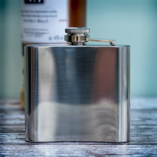 Personalised Cricket Ball Hip Flask