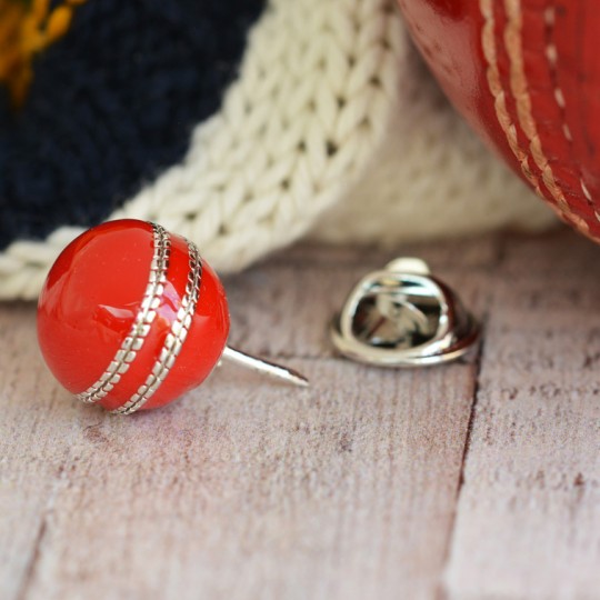 Cricket Lapel Pin Badge