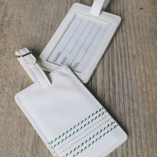 Cricket Luggage Tag White