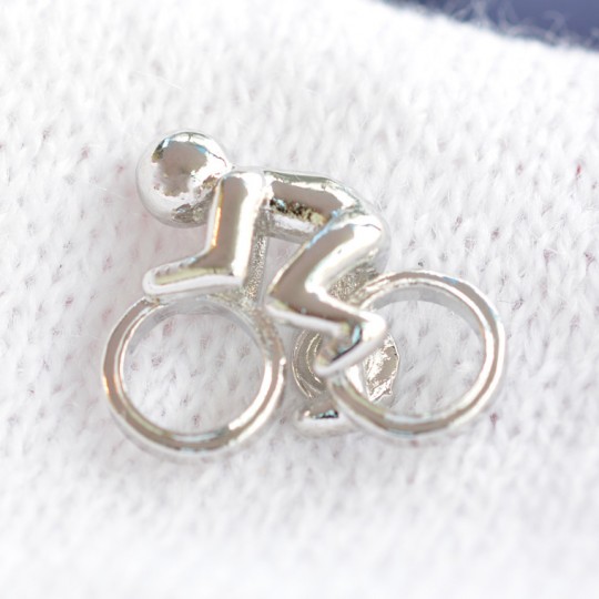 Cyclist Lapel Pin Badge