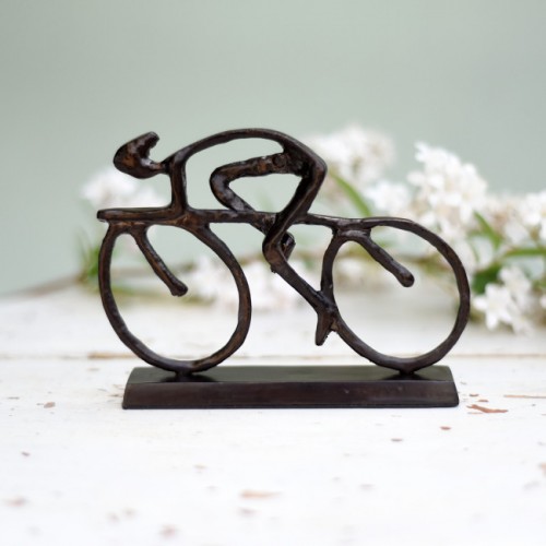 Cyclist Sculpture