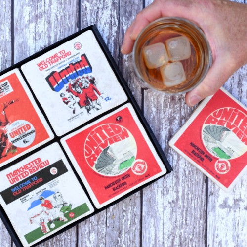 Manchester United Football Coasters