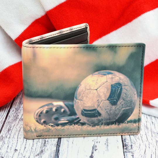 Football leather wallet