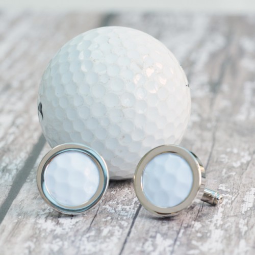 Genuine Golf Ball Cufflinks