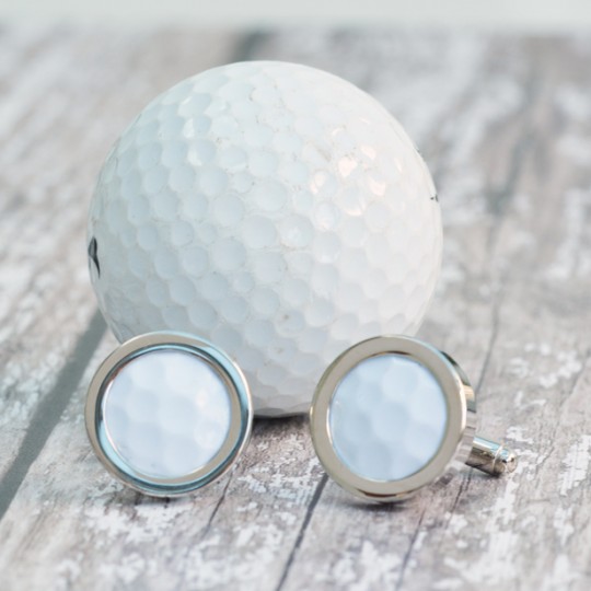 Genuine Golf Ball Cufflinks