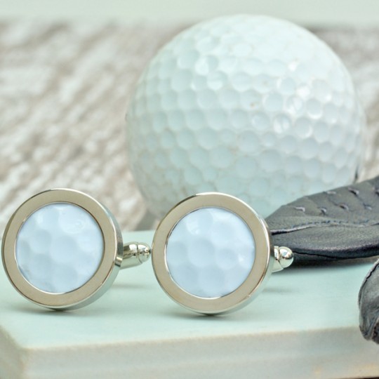 Genuine Golf Ball Cufflinks