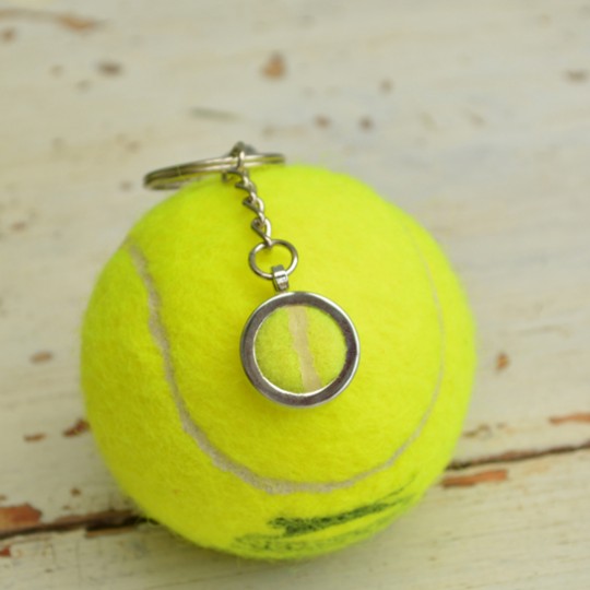 Genuine Tennis Ball Keyring