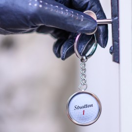 Personalised Golf Ball Keyring