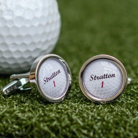 Personalised Golf Ball Cufflinks