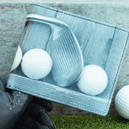 Golf leather wallet