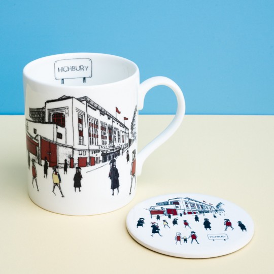 Highbury Football Stadium Mug 