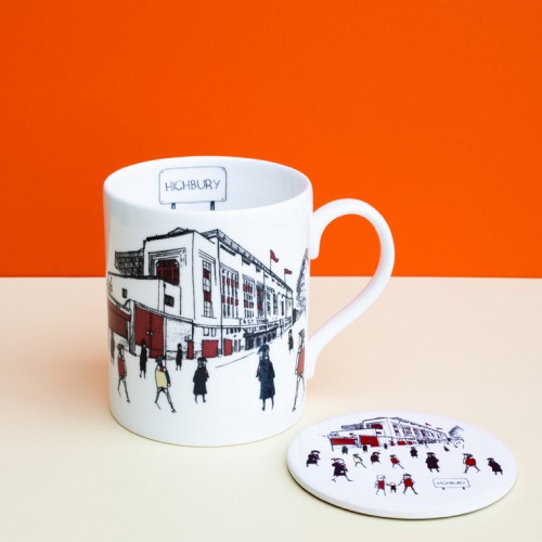 Highbury Football Stadium Mug 