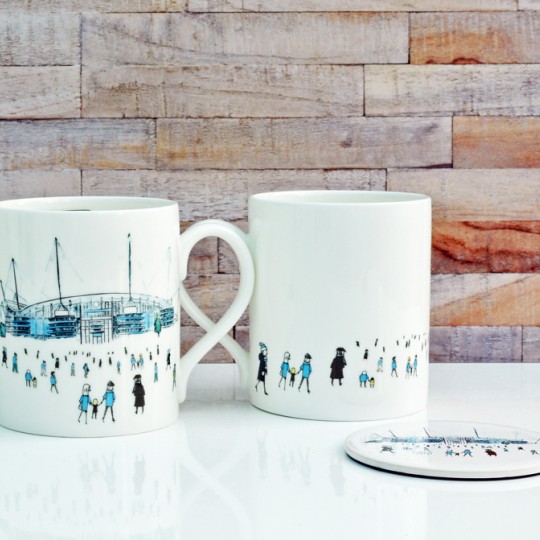 City of Manchester Football Stadium Mug 