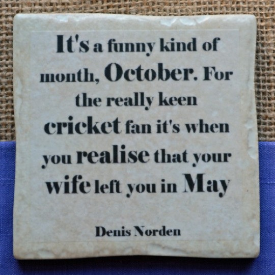 Famous Cricket Quotes Coasters