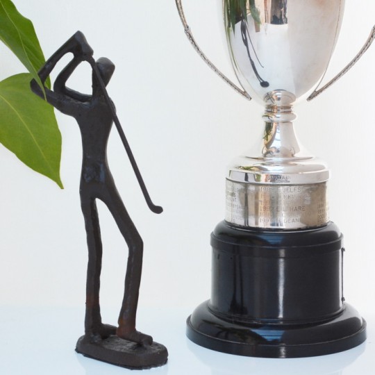 Golfer Sculpture