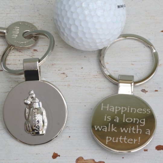 Personalised Golf Bag Keyring