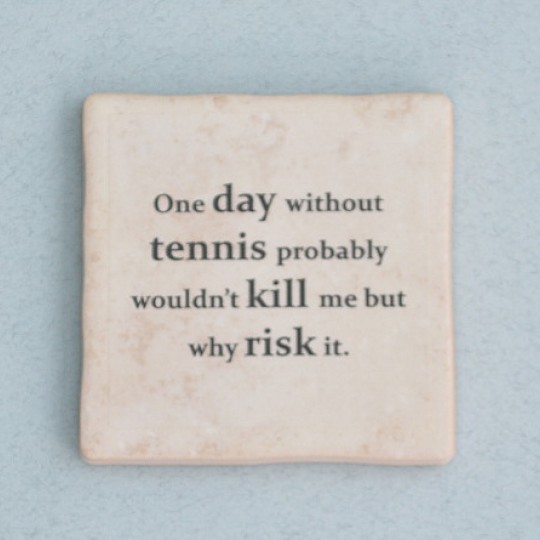 Famous Tennis Quotes set of Coasters