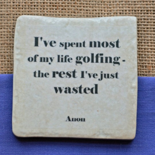 Famous Golf Quotes Coasters