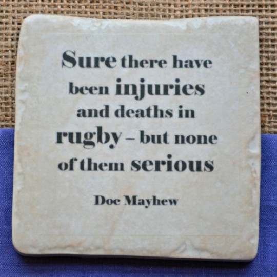 Famous Rugby Quotes Coasters