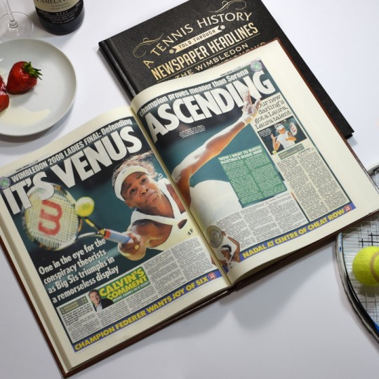 Personalised Wimbledon History Book