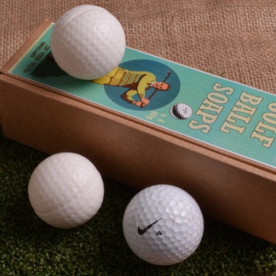 Set of 4 Golf Ball Soaps