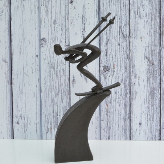 Downhill Skier Sculpture