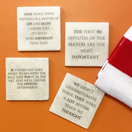 Football Quotes Coasters