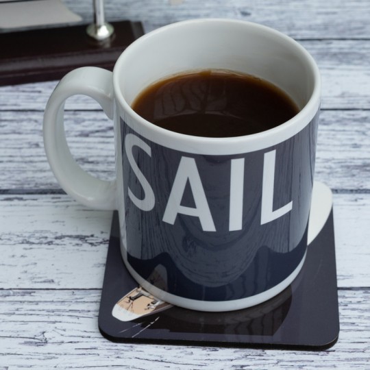 Sailing Mug and Coaster
