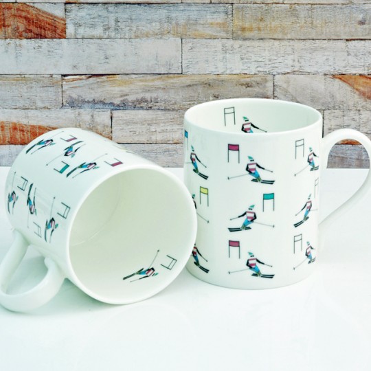 Skier Mug