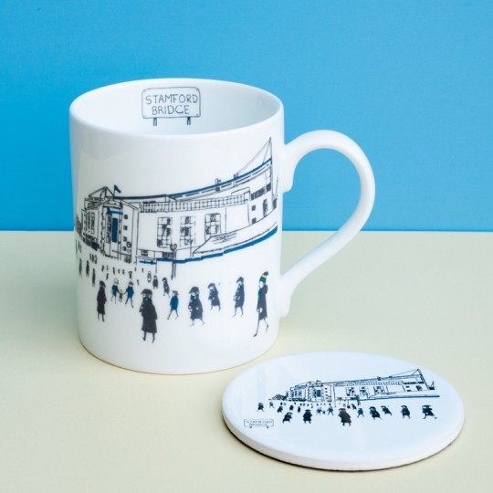 Stamford Bridge Football Stadium Mug 