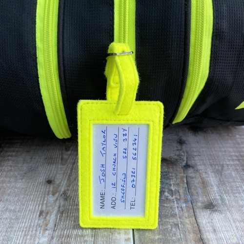 Tennis Luggage Tag 