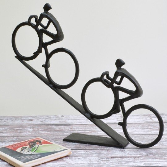 Hill Cyclists Sculpture