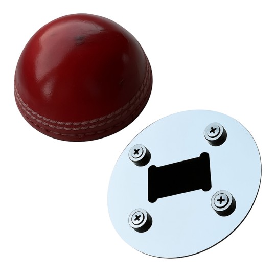 Half Cricket Ball Bottle Opener