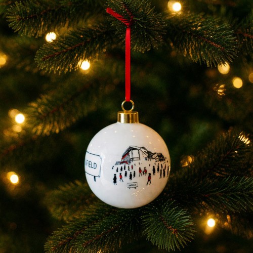Football Stadium Christmas Bauble