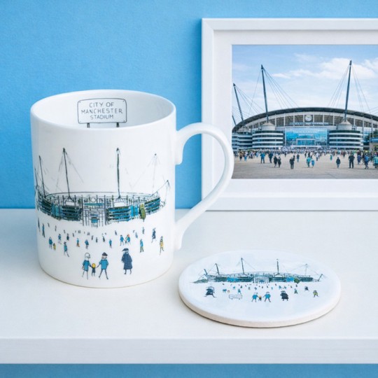 City of Manchester Football Stadium Mug 