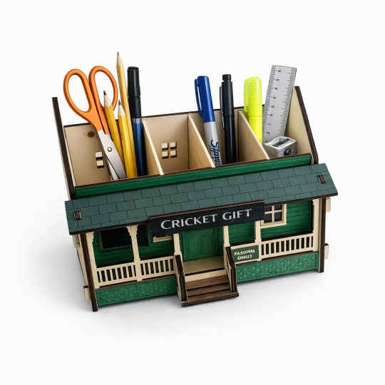 Cricket Pavilion Desk Tidy Cricket Pavilion Desk Tidy
