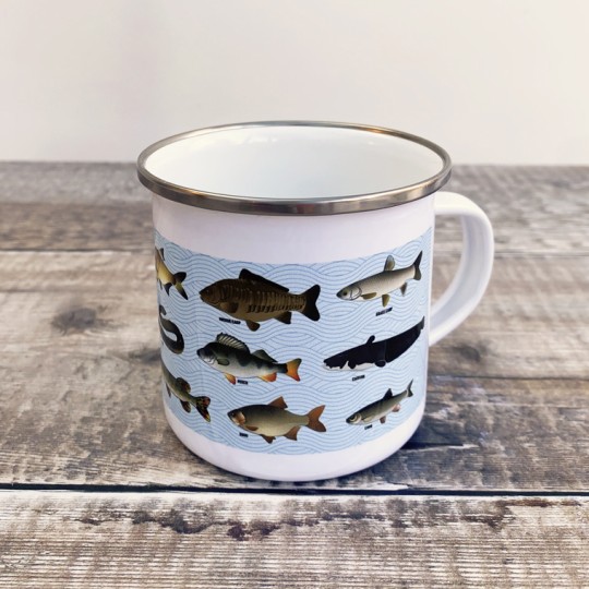 Coarse Fishing Enamel Mug